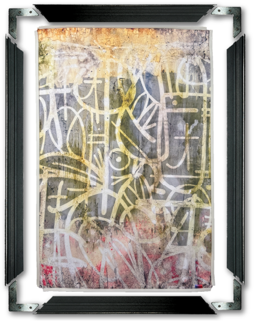 Exploded Frame with Stretch Print