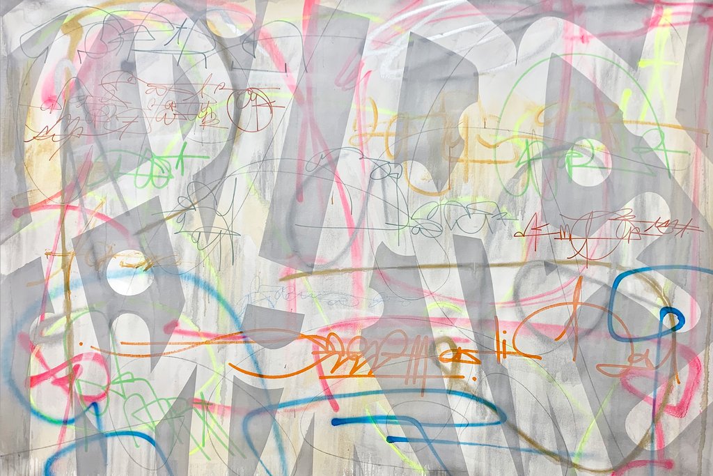Asemic On Grey