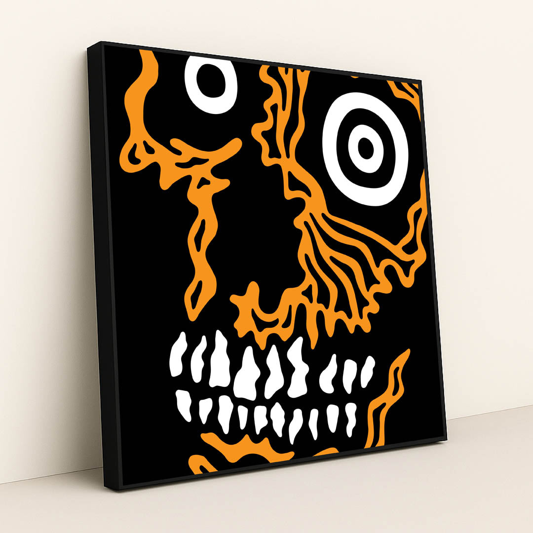 Orange Skull