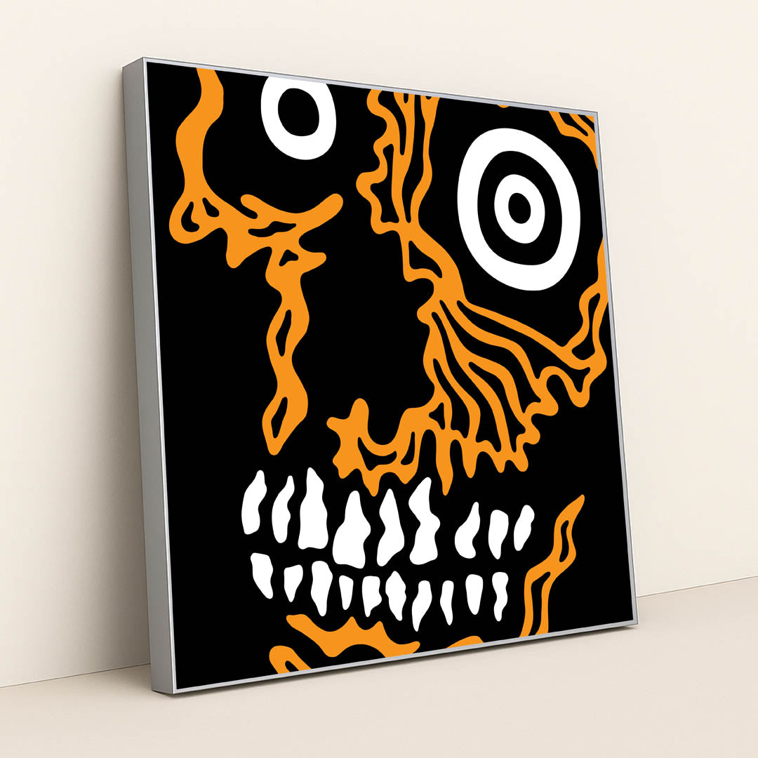 Orange Skull